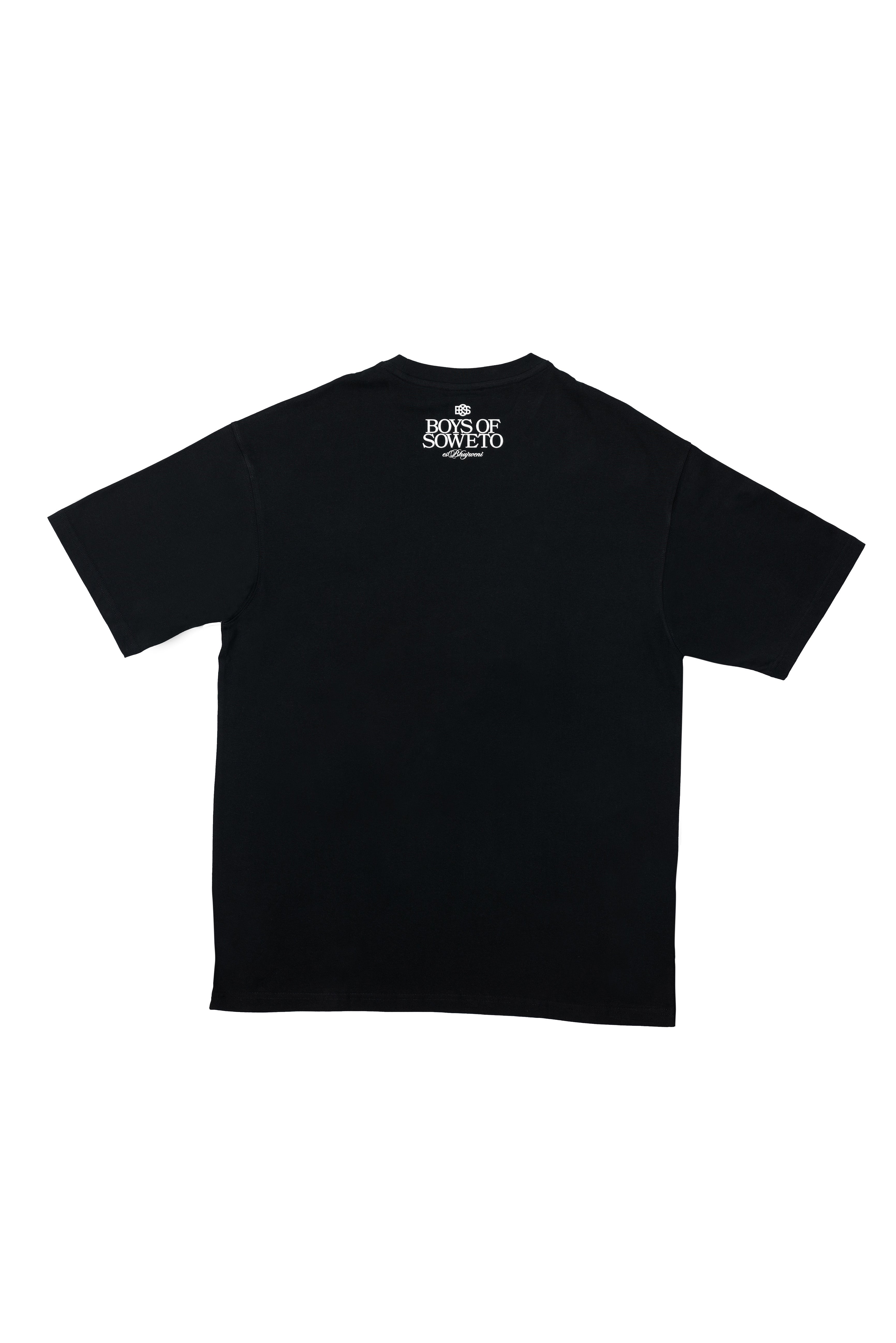 Embossed Patch T-Shirt - Black