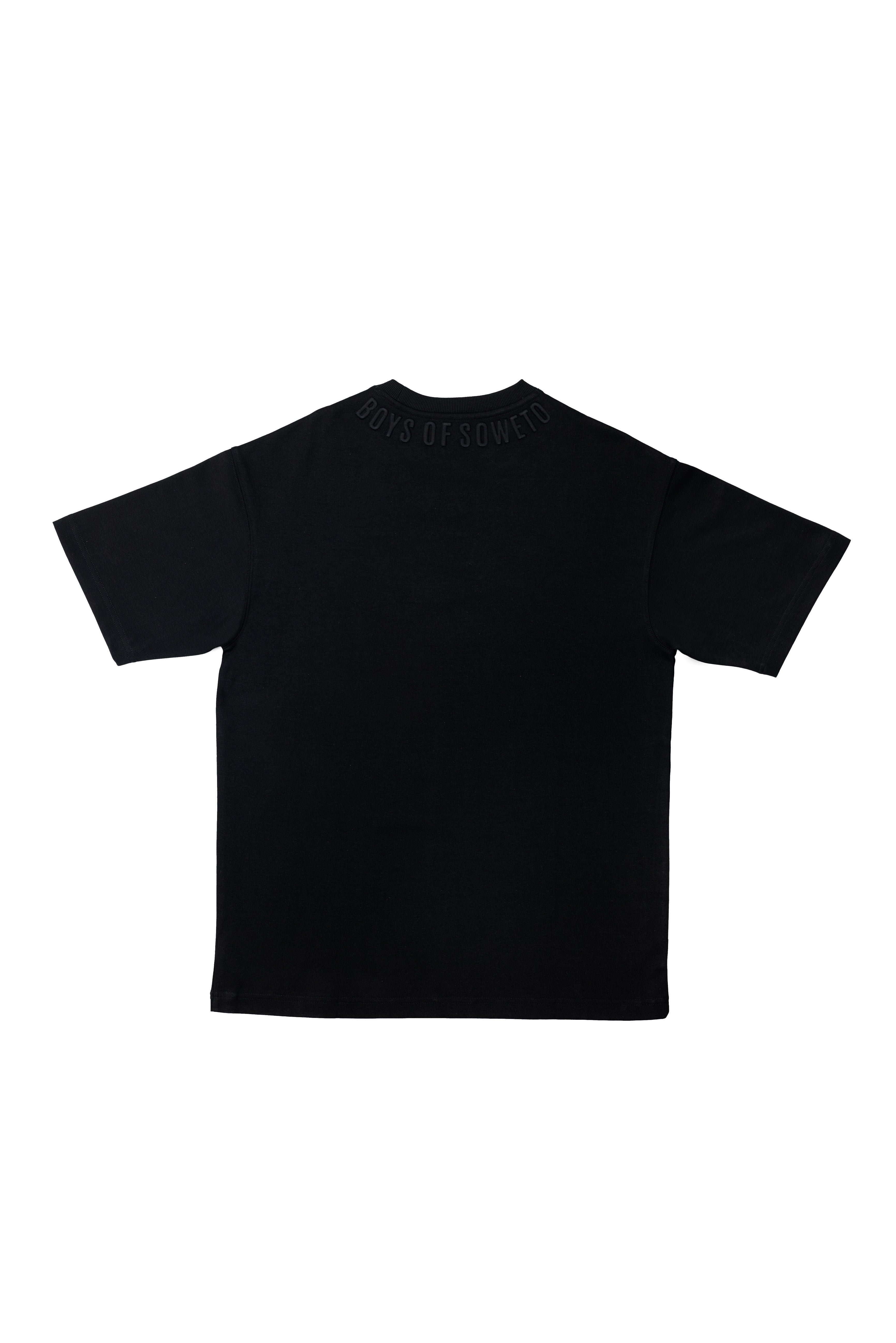 Embossed  T-Shirt - Black