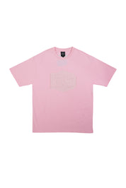 Embossed Patch T-Shirt - Pink