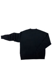 Chunky Crew Neck Sweater - Black