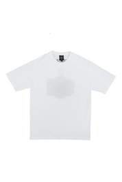 Embossed Patch T-Shirt - White