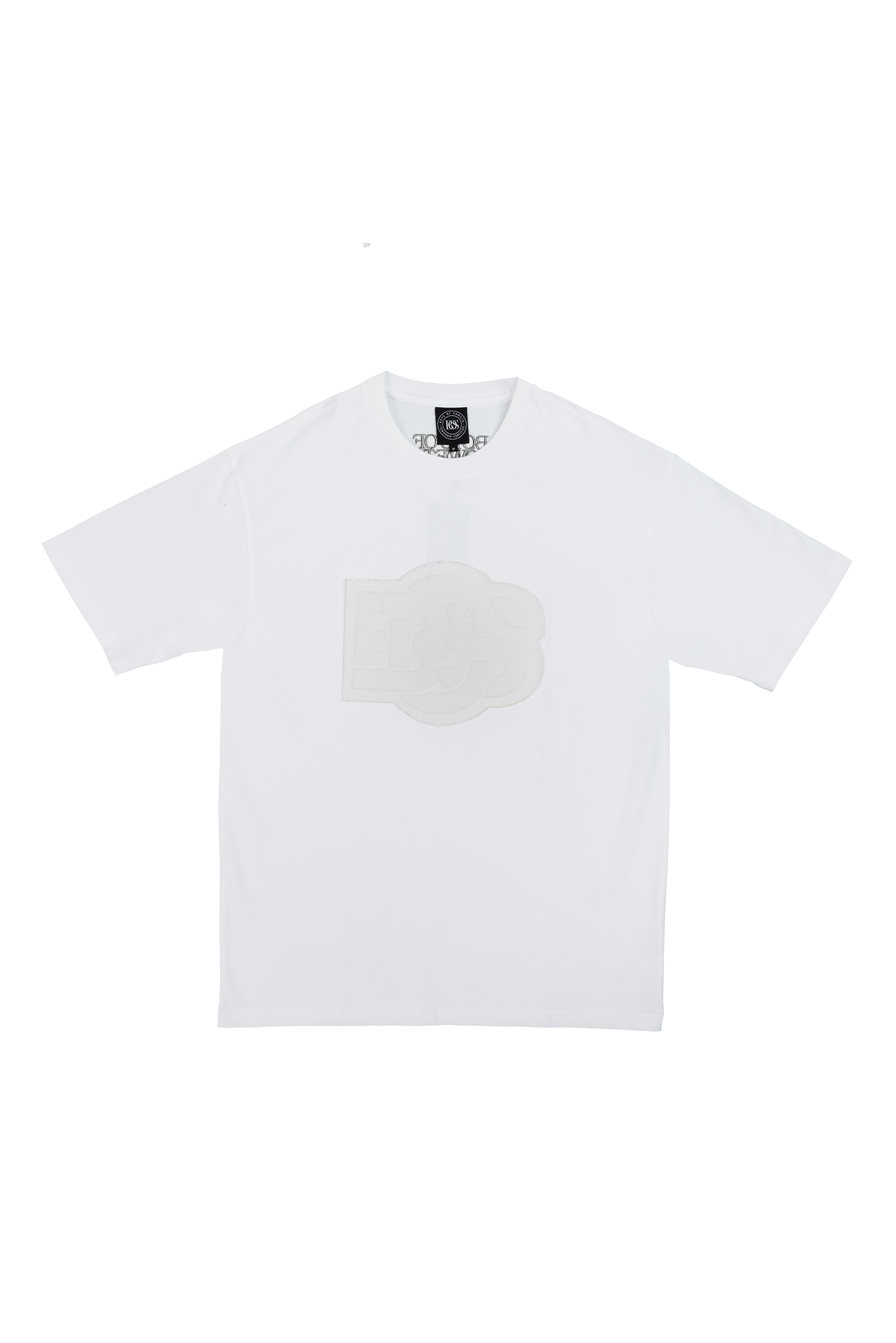 Embossed Patch T-Shirt - White