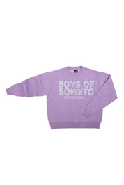 Chunky Crew Neck Sweater - Purple