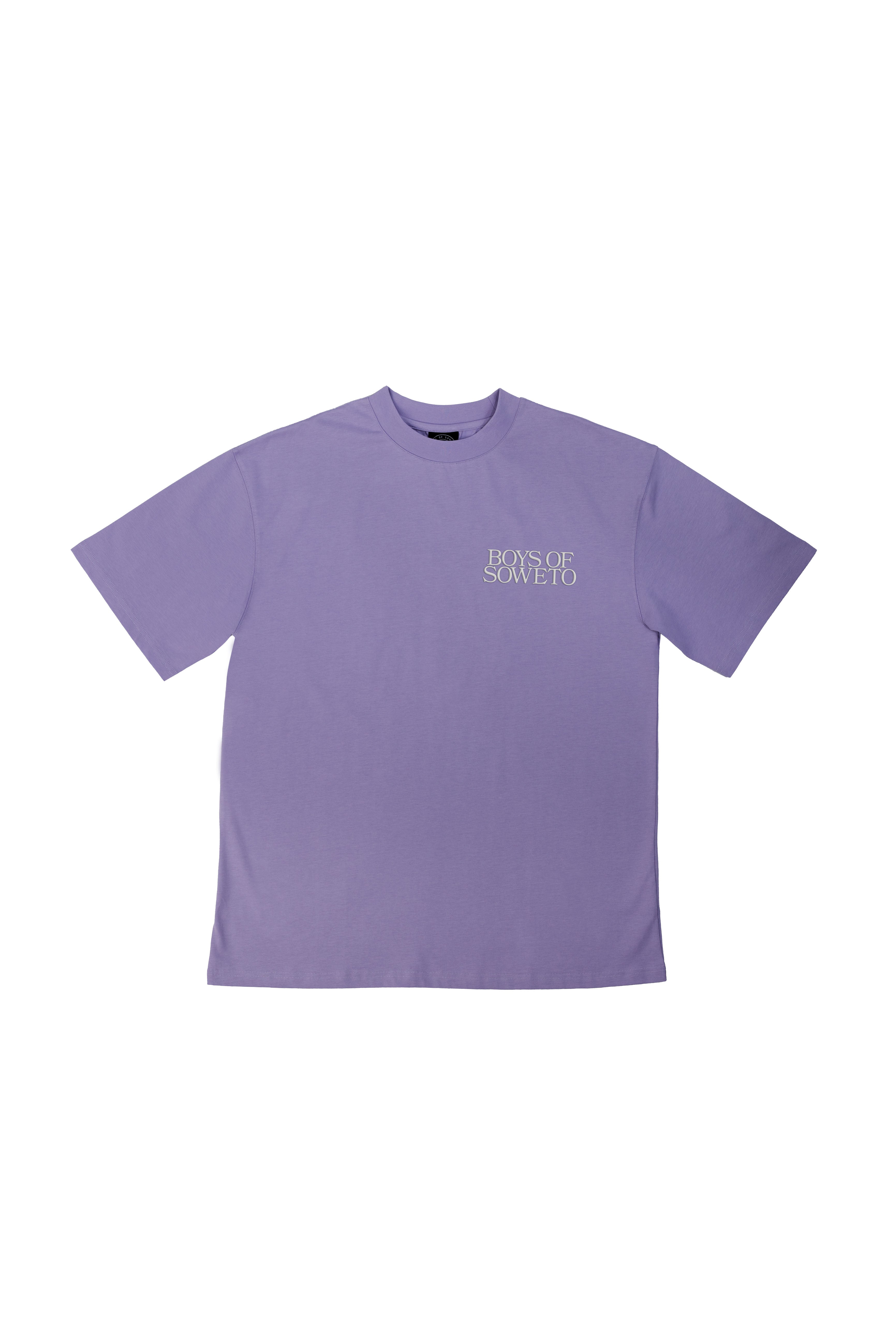 Puff Print T-shirt - Purple